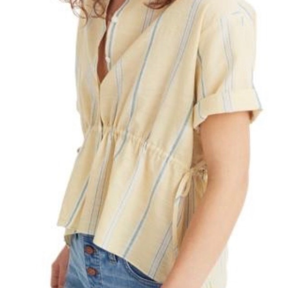 Madewell Drawstring Waist Top - Picture 3 of 3